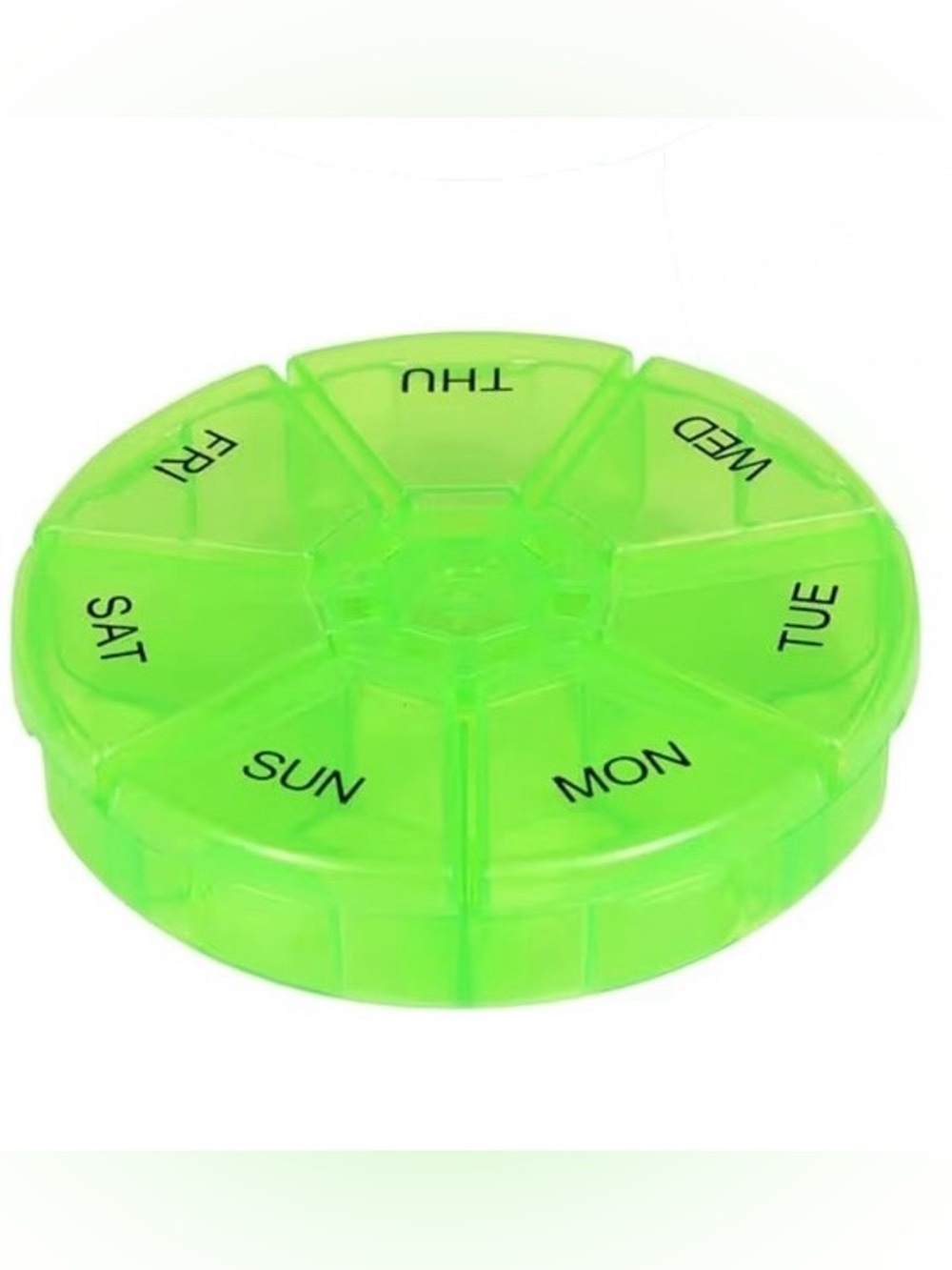 7-Day Pill Organizer - GREEN